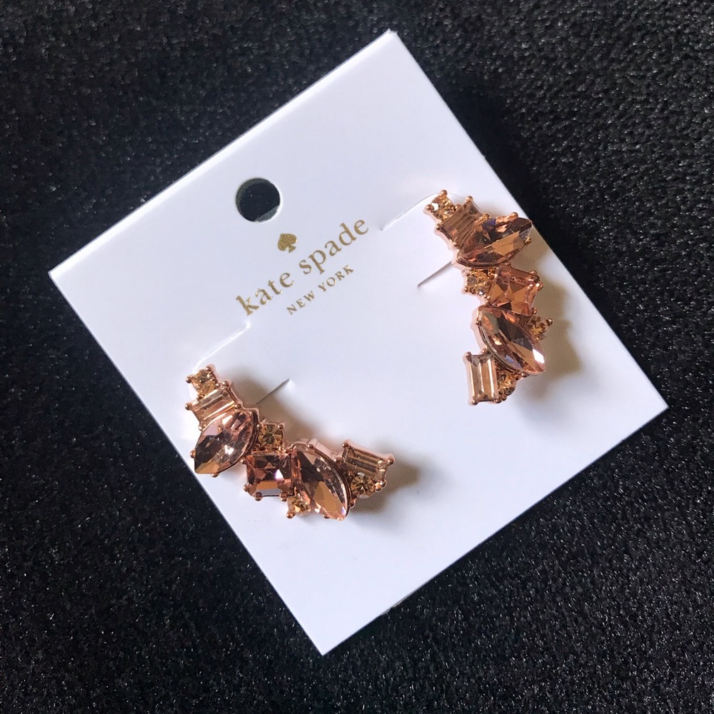 Kate Spade peach earrings